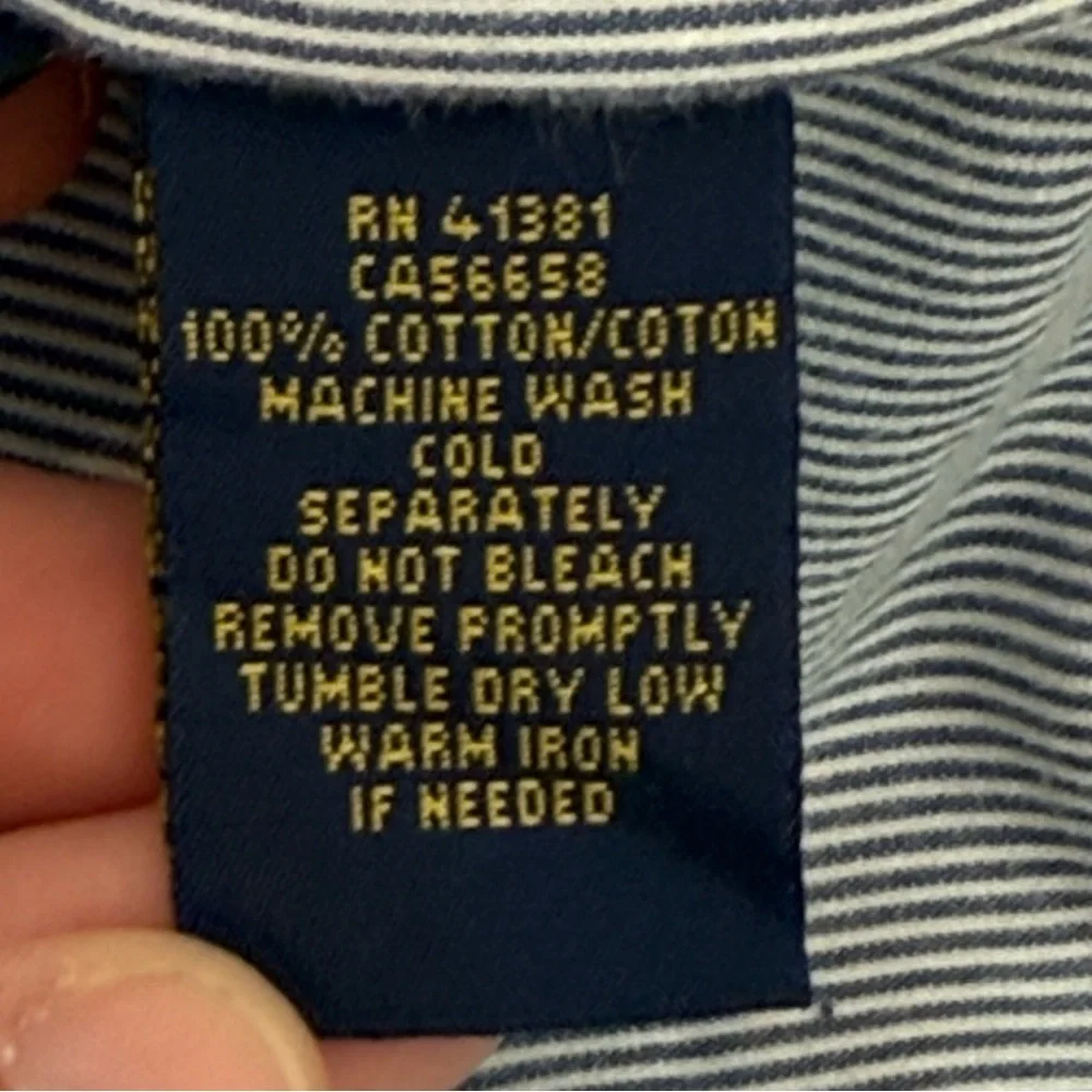 Polo by Ralph Lauren Mens‎ Blue White Striped Classic Fit Size 40 Shorts